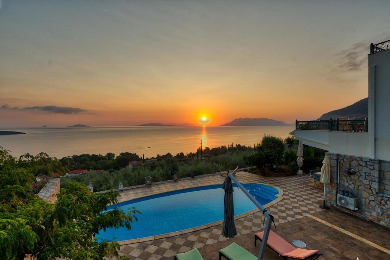 Villa Bamour With Paradise View Epidaurus Bagian luar foto