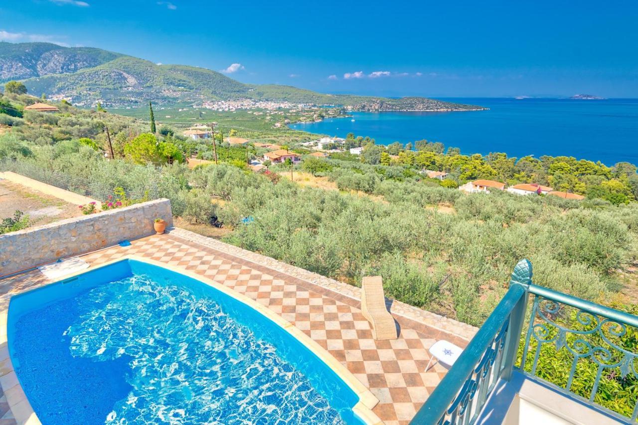Villa Bamour With Paradise View Epidaurus Bagian luar foto