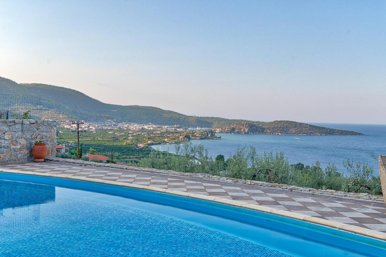 Villa Bamour With Paradise View Epidaurus Bagian luar foto