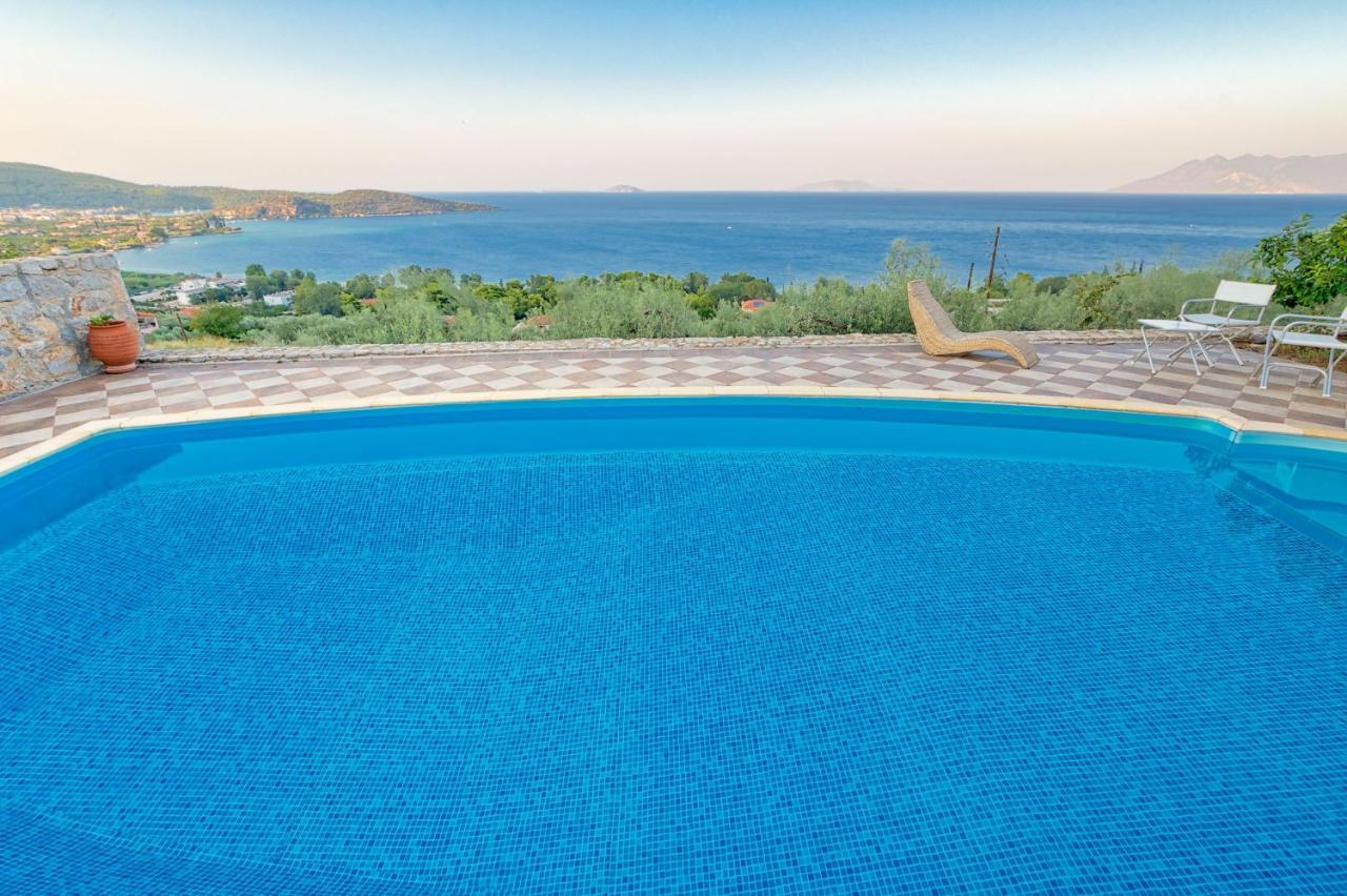 Villa Bamour With Paradise View Epidaurus Bagian luar foto